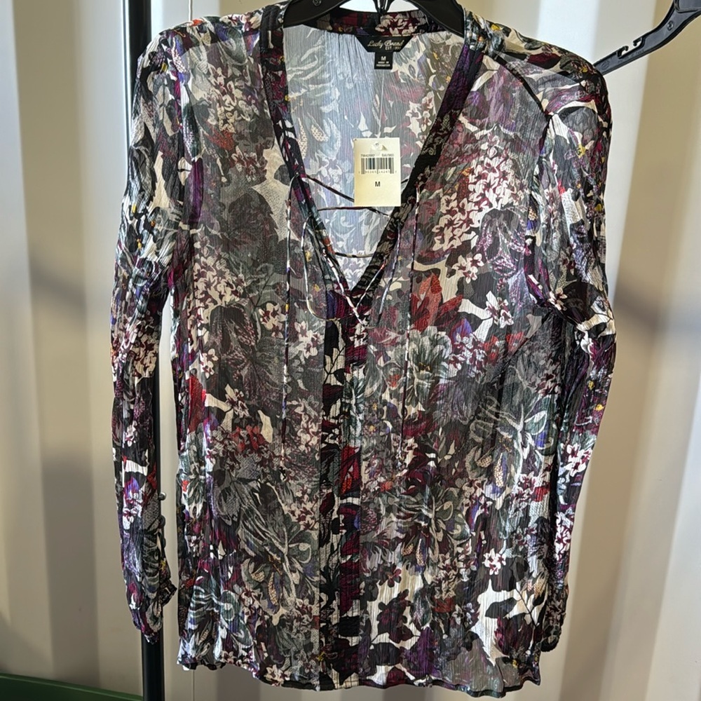 Lucky brand chiffon top